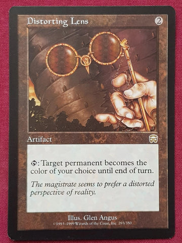 "Distorting Lens" - Magic The Gathering Card - Mercadian Masques