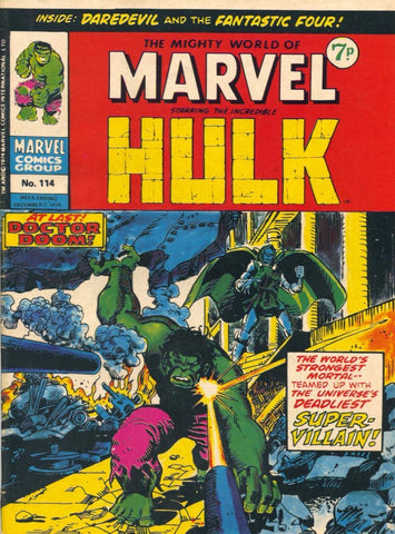 Mighty World of Marvel #114 - Marvel Comics - 1974