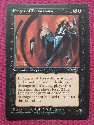 "Keeper Of Tresserhorn" - Magic The Gathering Card - Alliances