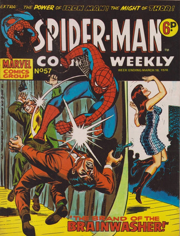 Spider-Man Comics Weekly #57 - Marvel Comics / British - 1974