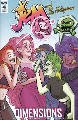 Jem and The Holograms #4 - IDW - 2018 - Cover B