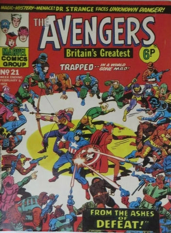 The Avengers #21 - Marvel Comics / British - 1974