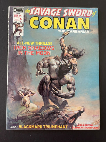 Savage Sword of Conan #4 - Marvel Magazines - 1974