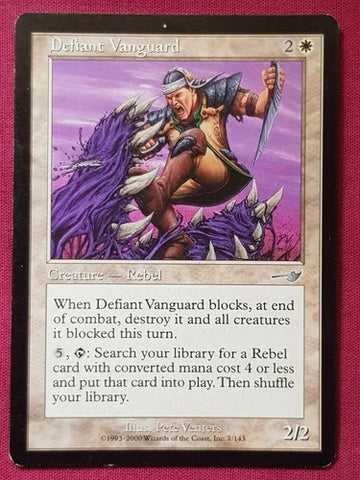 "Defiant Vanguard" x4 - Magic The Gathering - Nemesis - 4-Card Playset