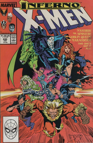 Uncanny X-Men #240 - Marvel Comics - 1989