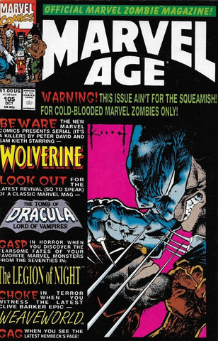 Marvel Age #105 - Marvel Comics - 1991