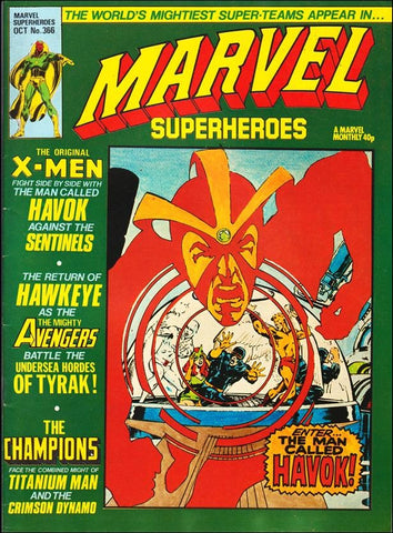 Marvel Superheroes #366 - Marvel Comics/British - 1980