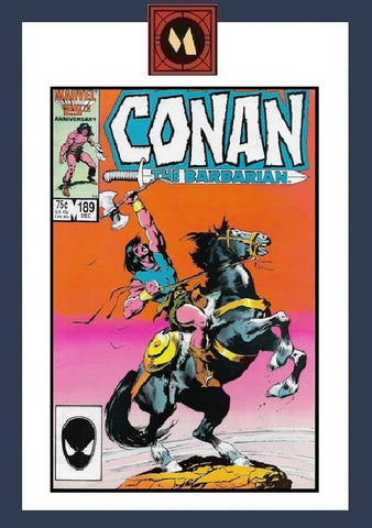 Conan The Barbarian #189 - Marvel Comics - 1986
