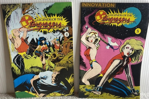 Legends of the Stargazers #4 & #5 (2x Comics) - Innovation - 1990