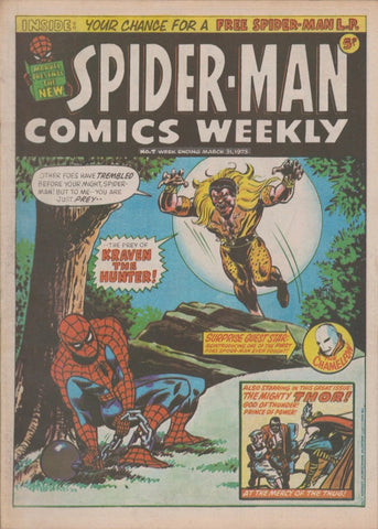 Spider-Man Comics Weekly #7 - Marvel Comics - 1973
