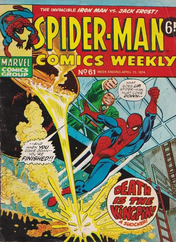 Spider-Man Comics Weekly #61 - Marvel Comics / British - 1974