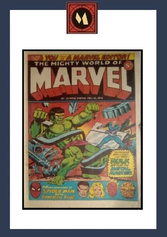 Mighty World Of Marvel #11 - Marvel Comics - 1972