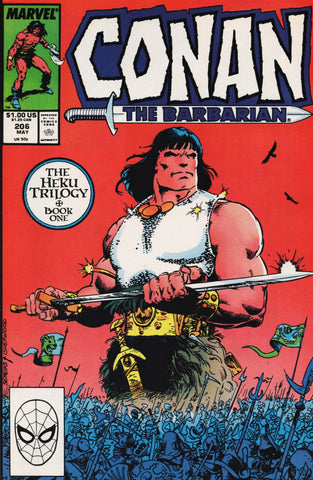 Conan The Barbarian #206 - Marvel Comics - 1988