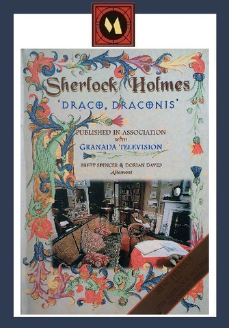 Sherlock Holmes: Draco, Draconis Book - Altamont Publishing - 1996 - 1st Print - Rare!