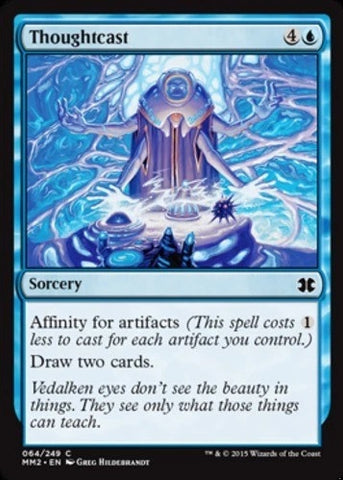 "Thoughtcast" FOIL - Magic The Gathering Card - Mirrodin