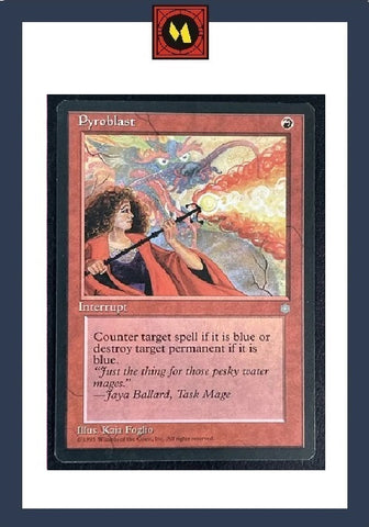"Pyroblast" - Magic The Gathering Card - Ice Age