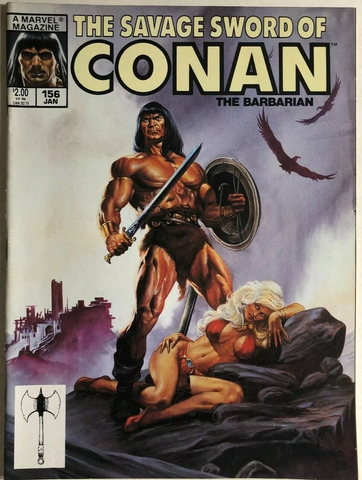 Savage Sword of Conan #156 - Marvel Magazines - 1989