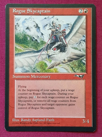 "Rogue Skycaptain" - Magic The Gathering Card - Alliances