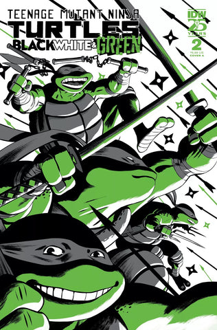 TMNT: Black White & Green #1  - IDW - 2024