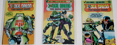 Judge Dredd: The Early Cases #1 2 3 - Eagle Comics - 1986