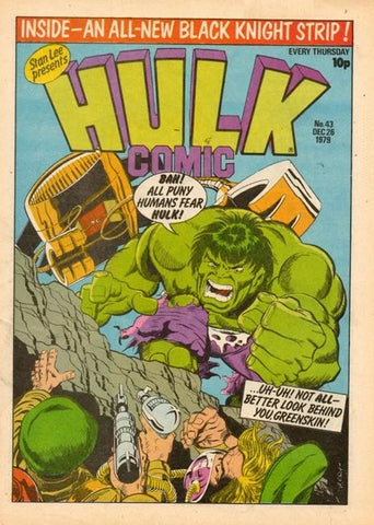 Hulk Comic #43 - Marvel Comics/British - 1979