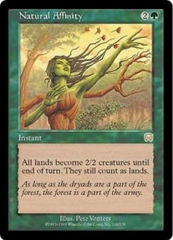 "Natural Affinity" - Magic The Gathering - Mercadian Masques