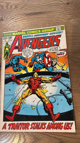 Avengers #106 - Marvel Comics - 1972 - Back Issue