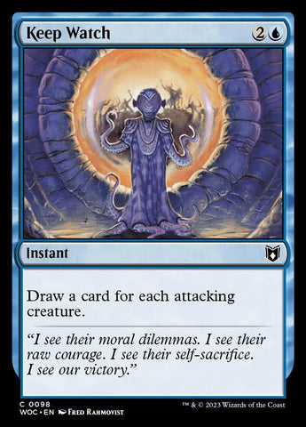 "Keep Watch" - Magic The Gathering Card - Urza's Saga