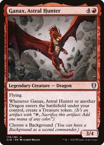 "Ganax, Astral Hunter" - Magic The Gathering Card - CLB
