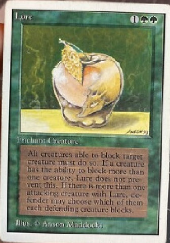 "Lure" - Magic The Gathering Card - Unlimited