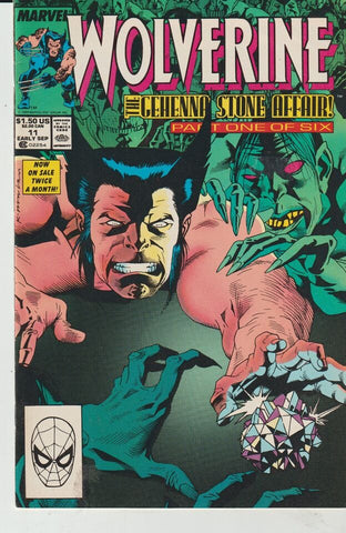 Wolverine #11 - Marvel Comics - 1989