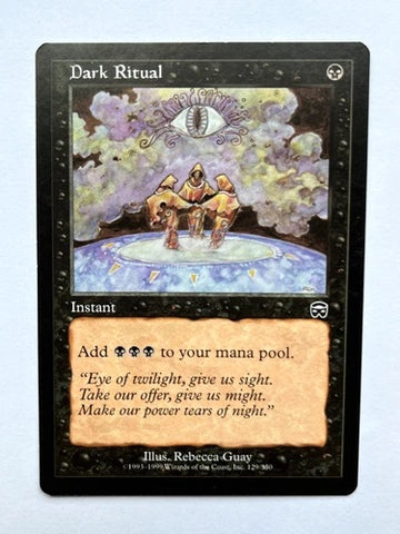 "Dark Ritual" - Magic The Gathering Card - Mercadian Masques