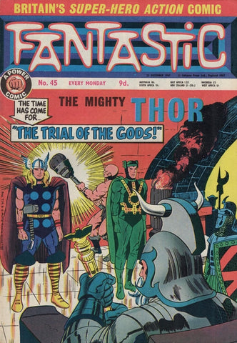 Fantastic #45 - Marvel Comics / British - 1967