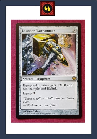 "Loxodon Warhammer" - Magic The Gathering Card - Duel Decks
