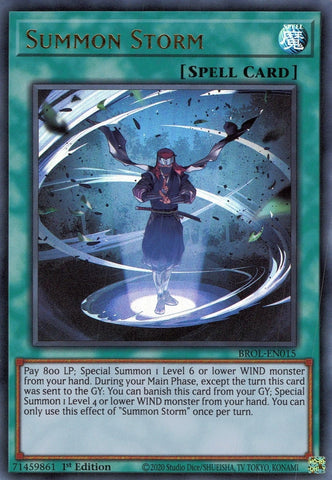 "Summon Storm" - BROL-EN015 - Yu-Gi-Oh!