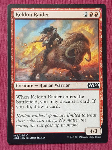 "Keldon Raider" x4 - Magic The Gathering Card - M20 - 4-Card Playset