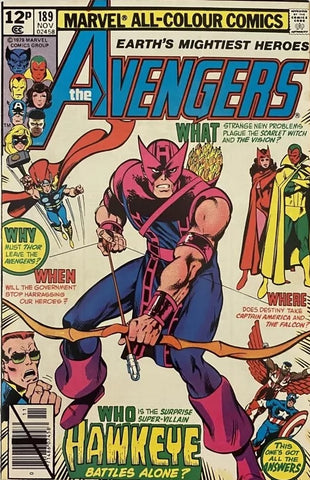 The Avengers #189 - Marvel Comics - 1979