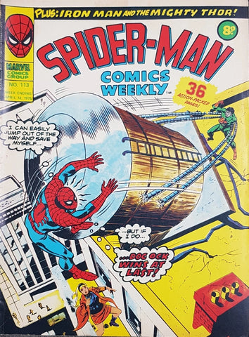 Spider-Man Comics Weekly #113 - Marvel Comics / British - 1975