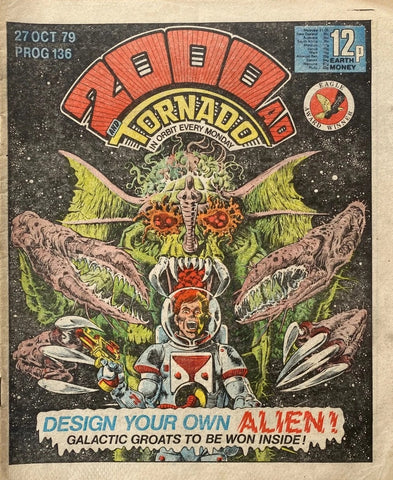 2000AD & Tornado Comic Prog #136 - #145 (10x Comics RUN) - 1979