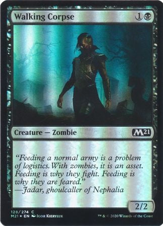 "Walking Corpse" FOIL - Magic The Gathering Card - M21