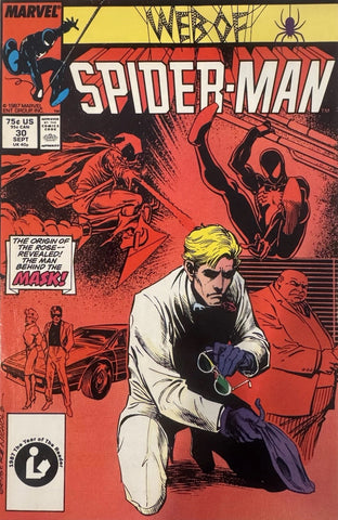 Web of Spider-Man #30 - Marvel Comics - 1987