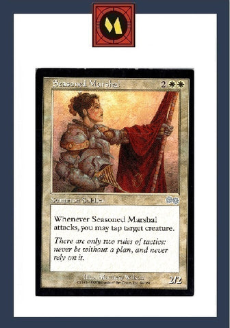 "Seasoned Marshal" - Magic The Gathering Card - Urza's Saga