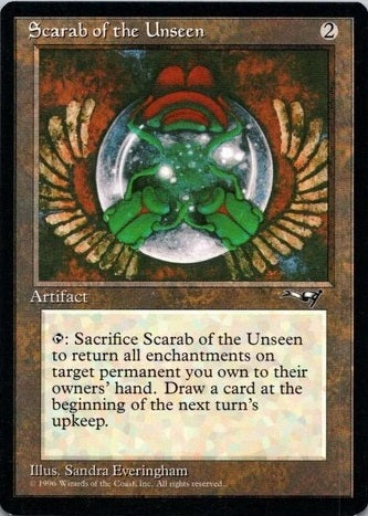 "Scarab Of The Unseen" - Magic The Gathering - Alliances