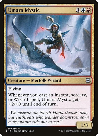 "Umara Mystic" - Magic The Gathering Card - Zendikar Rising