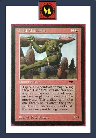 "Orcish Mechanics" - Magic The Gathering Card - Antiquities