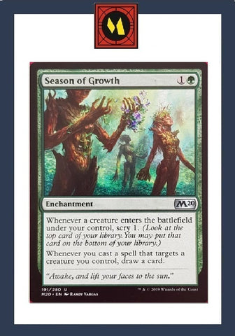 "Season Of Growth" - Magic The Gathering Card - M20