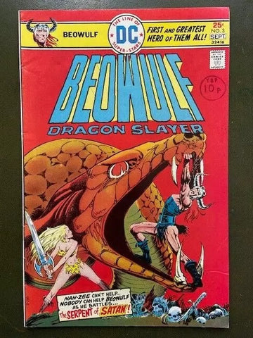 Beowulf Dragon Slayer #3 - DC Comics - 1976