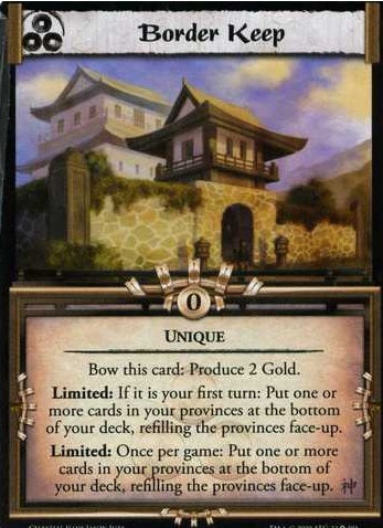 "Border Keep" - Legend Of The Five Rings Card