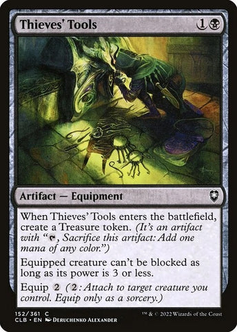 "Thieves' Tools" - Magic The Gathering Card - CLB