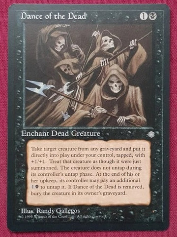 "Dance Of The Dead" - Magic The Gathering Card - Ice Age